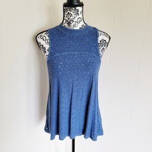 American Eagle High Neck Open Back Swing Tank